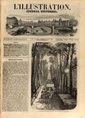 L' illustration Samstag 25. April 1846