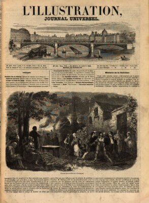 L' illustration Samstag 15. August 1846