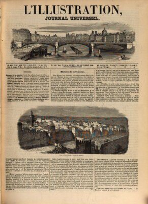 L' illustration Samstag 19. September 1846