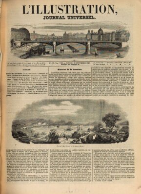 L' illustration Samstag 7. November 1846