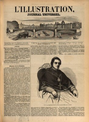 L' illustration Samstag 16. Oktober 1847