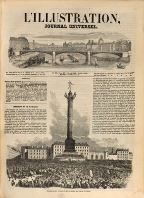 L' illustration Samstag 4. März 1848