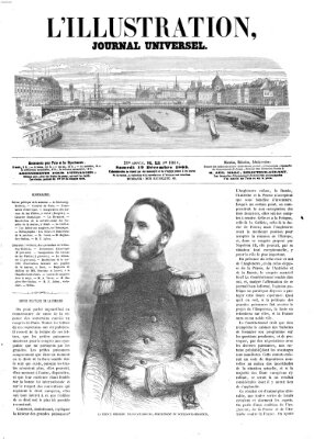 L' illustration Samstag 19. Dezember 1863