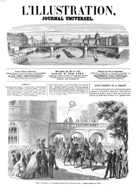 L' illustration Samstag 27. August 1864