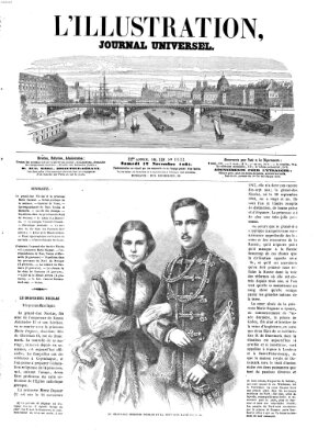 L' illustration Samstag 12. November 1864