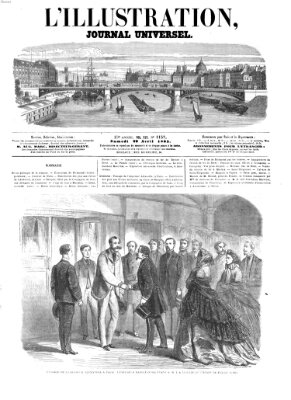 L' illustration Samstag 29. April 1865