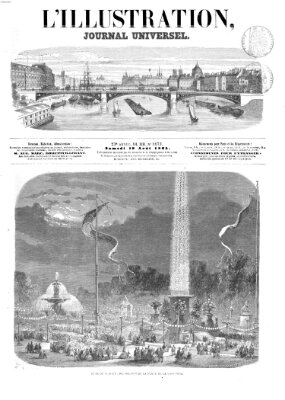 L' illustration Samstag 19. August 1865