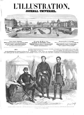 L' illustration Samstag 18. November 1865