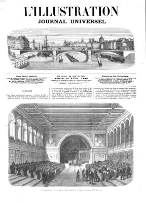 L' illustration Samstag 21. April 1866