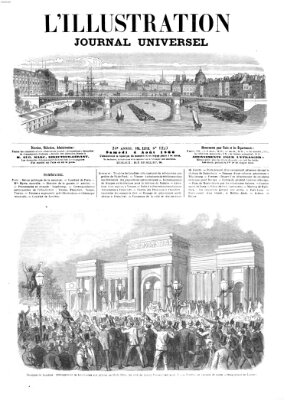 L' illustration Samstag 4. August 1866