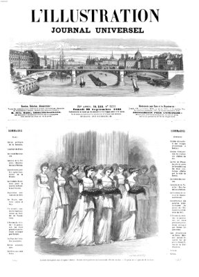 L' illustration Samstag 29. September 1866