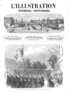 L' illustration Samstag 10. November 1866