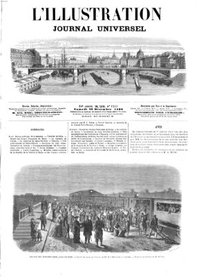 L' illustration Samstag 22. Dezember 1866