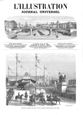 L' illustration Samstag 6. April 1867