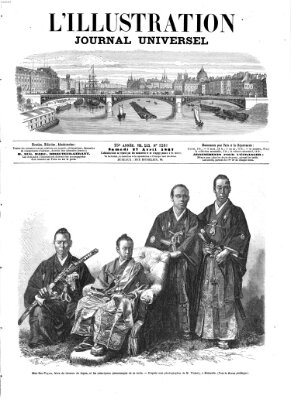 L' illustration Samstag 27. April 1867