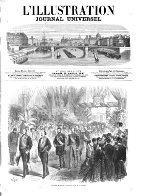 L' illustration Samstag 13. Juli 1867