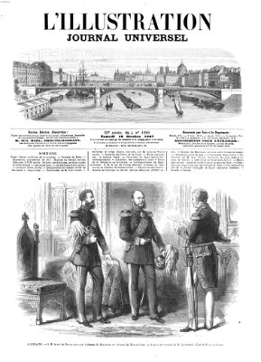 L' illustration Samstag 19. Oktober 1867