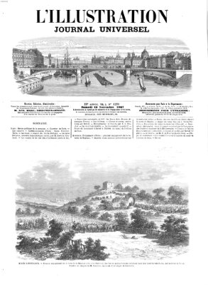 L' illustration Samstag 23. November 1867