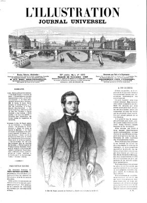 L' illustration Samstag 30. November 1867