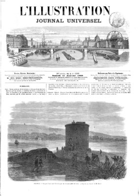 L' illustration Samstag 11. Januar 1868