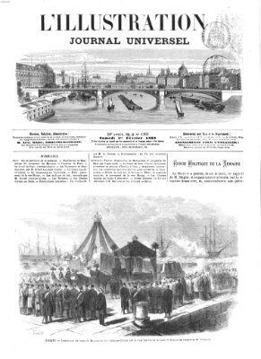 L' illustration Samstag 1. Februar 1868