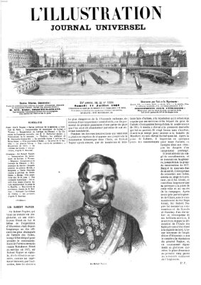 L' illustration Samstag 11. Juli 1868