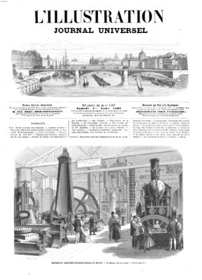 L' illustration Samstag 1. August 1868