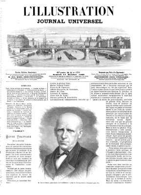 L' illustration Samstag 17. Oktober 1868