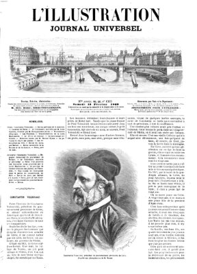 L' illustration Samstag 13. Februar 1869