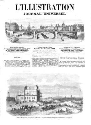 L' illustration Samstag 20. Februar 1869