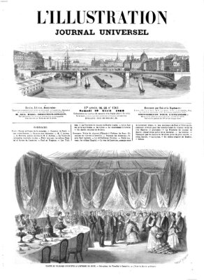 L' illustration Samstag 10. April 1869