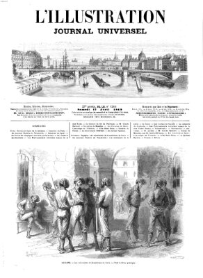 L' illustration Samstag 17. April 1869