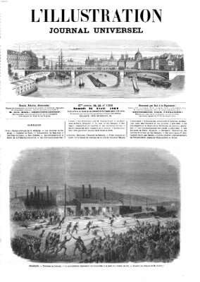 L' illustration Samstag 24. April 1869