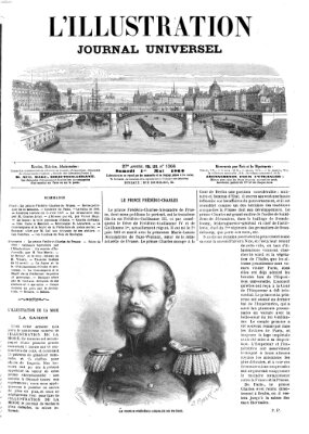 L' illustration Samstag 1. Mai 1869