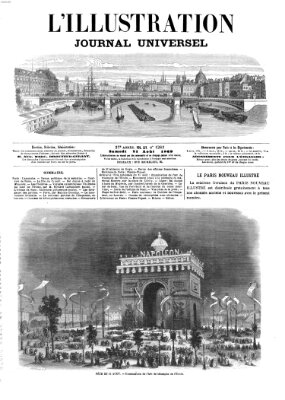 L' illustration Samstag 21. August 1869