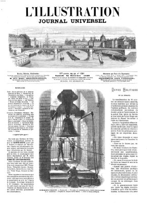 L' illustration Samstag 23. Oktober 1869