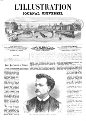 L' illustration Samstag 22. Januar 1870