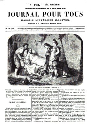 Journal pour tous Samstag 10. August 1861