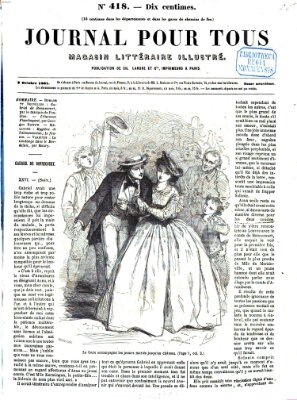 Journal pour tous Mittwoch 2. Oktober 1861