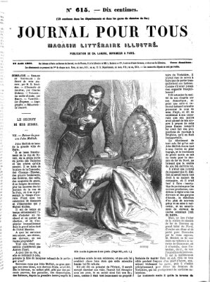 Journal pour tous Samstag 22. August 1863