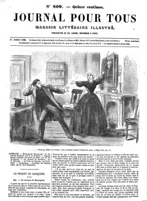 Journal pour tous Samstag 1. Juli 1865