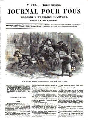 Journal pour tous Samstag 8. September 1866