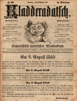 Kladderadatsch Sonntag 5. August 1849