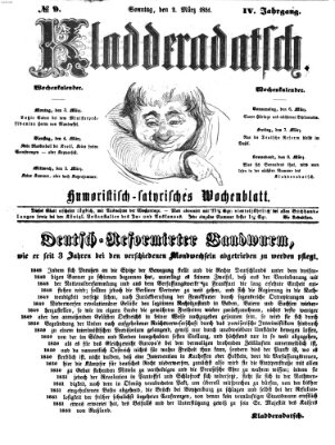 Kladderadatsch Sonntag 2. März 1851