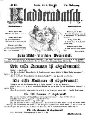 Kladderadatsch Sonntag 16. März 1851