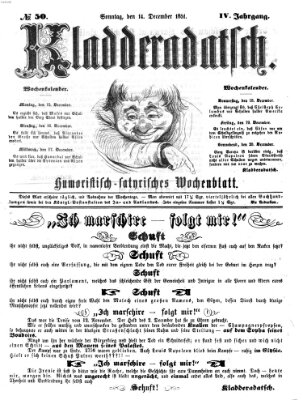 Kladderadatsch Sonntag 14. Dezember 1851