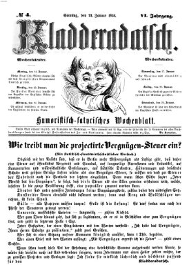 Kladderadatsch Sonntag 23. Januar 1853