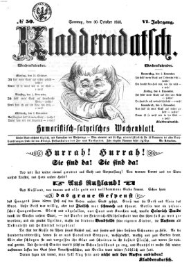 Kladderadatsch Sonntag 30. Oktober 1853