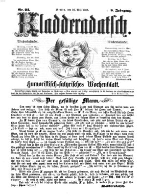 Kladderadatsch Sonntag 27. Mai 1855