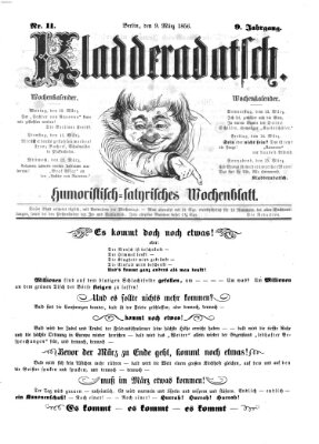 Kladderadatsch Sonntag 9. März 1856